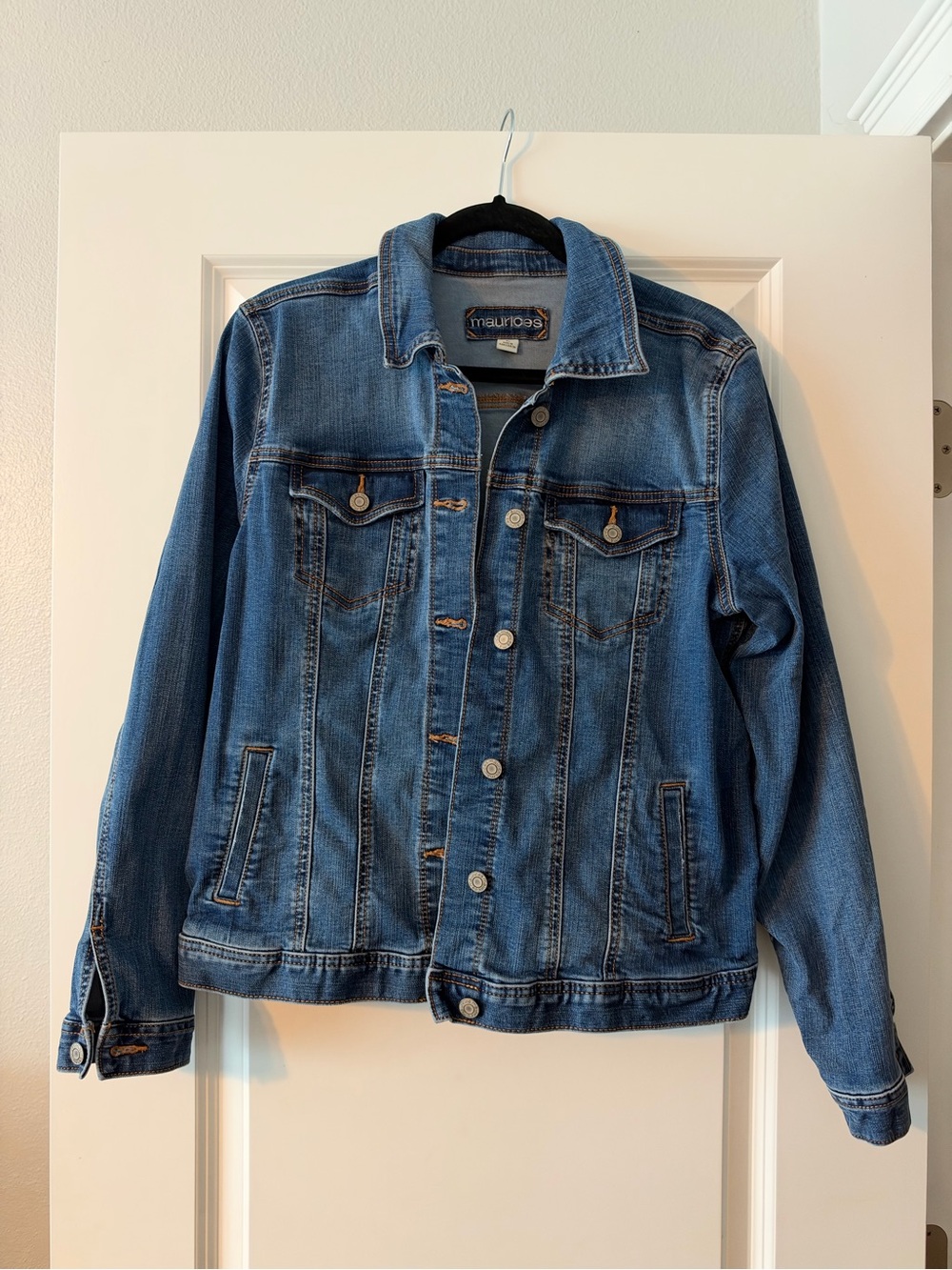 Maurices Classic Blue Denim Trucker Jacket